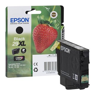 Patrone Epson Nr.29XL, C13T29914010 black originalverpackt