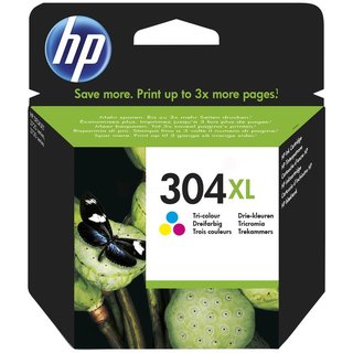 Patrone HP 304XL, N9K07AE color originalverpackt