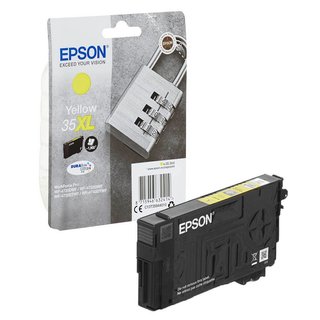 Patrone Epson Nr.35XL,  C13T35634010 yellow originalverpackt