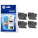Patrone Brother Multipack LC421, B/C/M/Y originalverpackt